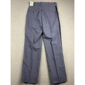 Flying Cross Dress Pants Mens 32x31 Blue Uniform Tuxedo Stripe Polyester USA